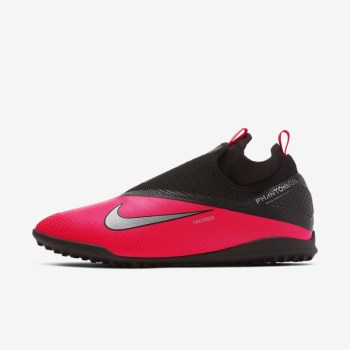 Nike React Phantom Vision 2 Pro Dynamic Fit TF - Férfi Focicipő - Piros/Fekete/Metal Titán